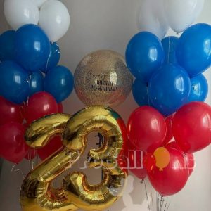 набор шариков к 23 февраля № 1738